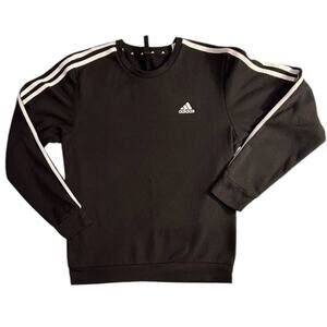 Adidas Women's Black & White Crewneck Sweatshirt